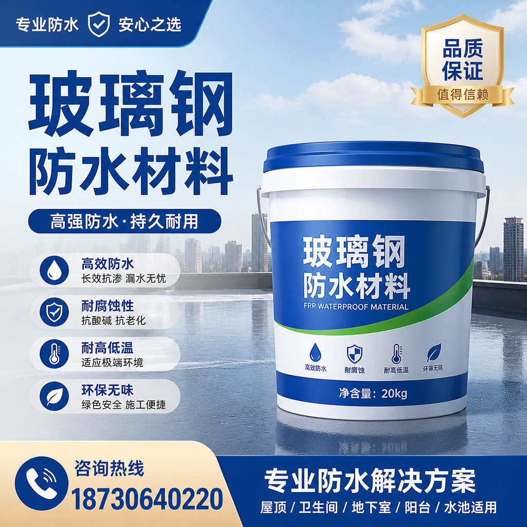 了解玻璃钢防水材料的市场趋势,松原 企业不可不知